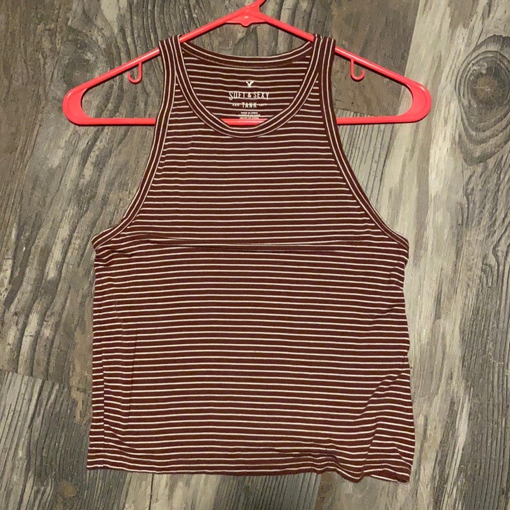 stripped tank top